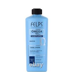 Traitement capillaire professionnel de nanoplastie Omega Sensitive – Lissage brésilien à la kératine