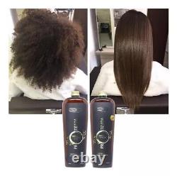 Traitement de kératine brésilienne professionnel Protevida/Shampooing + scellant 2x1L/34 oz