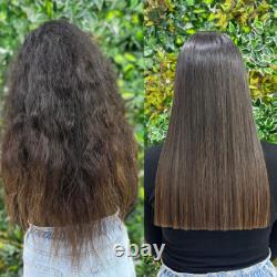 Traitement de lissage à la kératine brésilienne complexe à l'huile d'argan - Résultats professionnels