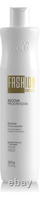 Traitement de lissage brésilien Fashion Gold, traitement à la kératine, lissage, raideur 500g