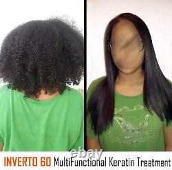 Traitement de lissage brésilien à la kératine avancée INVERTO 60 avec complexe de gel.