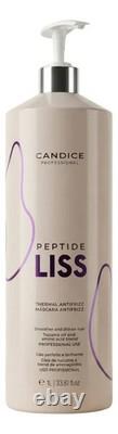 Traitement lissant à la kératine, Lissage aux peptides brésiliens, Candice Professional 33 oz