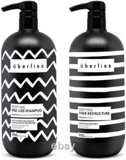 Traitement lissant à la kératine brésilienne Uberliss Avlon 2 L