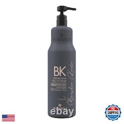 Traitement lissant brésilien à la kératine biologique Emax Ecosmetics Deluxe anti-frisottis 1 L