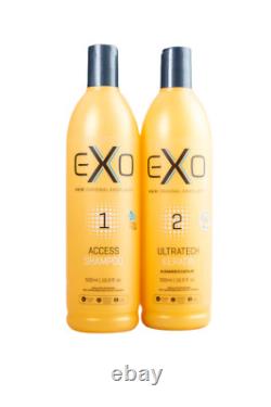 Ultratech Kératine Brésilienne Exoplastie 2x500ml Exo Hair Professionnel