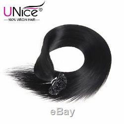 Unice 100 Brins U Astuce Cheveux Kératine Colle Colle Astuce Extensions De Cheveux Humains 50g