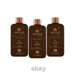 Wennoz (Honma Tokyo) Kit Premium de Café Progressif Kératine Brésilienne 3 x 1L