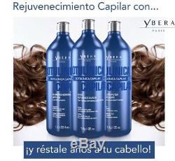 Ybera Kératine Kit Brésilien Botulique Rajeunissement 3x1l Traitement Des Cheveux Lissage